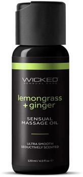Wicked Sensual Massage Oil Lavender Rosemary 120ml