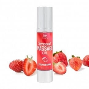 Secretplay Sensual Massage Oil Strawberry 50ml