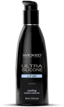 Wicked Ultra Chill Silicone Based Cooling Sensation Lubricant - 2 oz.