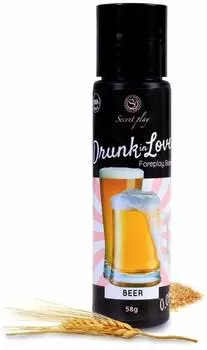 Secretplay Essbares massageöl 60 ml drunk in love lube beer