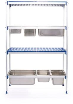 Hendi Regalsystem aus Aluminium für GN Behälter (812266)