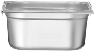 Hendi Gastronorm-Behälter 1/2 Budget Line mit Griffen, Edelstahl, 9,5L (817346)