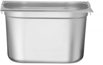 Hendi Gastronormbehälter Budget Line mit Griffen, Edelstahl, GN 1/2, 12,5L (817353)