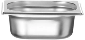 Hendi Gastronorm-Behälter GN 1/6 aus Edelstahl, temperaturbeständig -40° bis 300°C, 1L (800621)