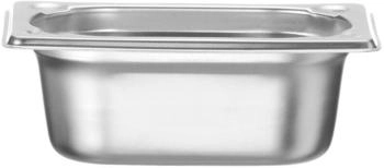 Hendi Gastronorm-Behälter GN 1/9 Kitchen Line Edelstahl 0,6L (806722)