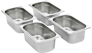 vidaXL Gastronormbehälter 8 Stk. GN 1/4 100 mm Edelstahl (50902)