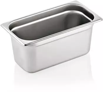 WAS Gastronormbehälter GN 1/3 Chromnickelstahl 18/8, 150mm (9013150)