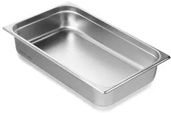 VEVOR Gastronormbehälter GN 1/1 Edelstahl 13,9L, 0,8mm, 10,7cm Tiefe (UCT8114-1)