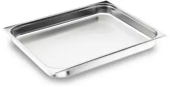 Lacor Gastronorm-Schale GN 2/1 Edelstahl 65mm 18,9L (66065Z)