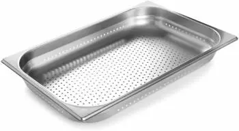 Lacor Gelochte GN 1/1 Schüssel 530x325x100mm Edelstahl (Lacor_66112Z)