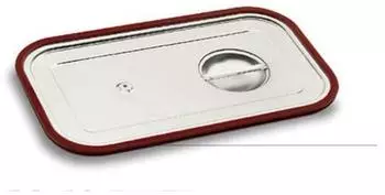 Lacor GN-Deckel 1/3 mit Silikondichtung, Edelstahl 18/10 (66904)