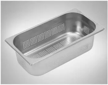 SystemCeram Gastronormbehälter GN 1/3-100 gelocht, Edelstahl (0838)