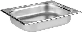 APS GN Behälter-Set 4-teilig, Edelstahl, GN 1/2 + 2x GN 1/4 (81850)