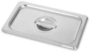 Vertes GN Deckel 1/4 Edelstahl mit Griff, -40° bis +300°C (FD1-DE14-100)
