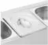 Royal Catering GN-Ständer 6x GN 1/6 mit Behältern und Deckeln, Edelstahl