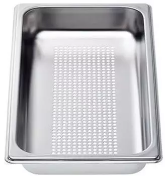 SystemCeram Gastronormbehälter GN 1/3-40 gelocht, Edelstahl (0836)