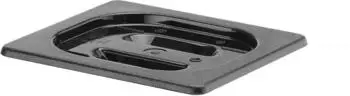 Hendi Gastronorm-Deckel GN 1/6, Polycarbonat, schwarz (862957)