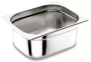 Lacor Gastronorm-Behälter GN 1/9 Edelstahl 18/10, 0,7L, 65mm (66965)