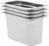 vidaXL Gastronormbehälter GN 1/3 200mm Edelstahl 4er-Set (50897)