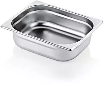 Morleos Gastronormbeh&auml;lter GN 1/2, 100mm, 6L, Edelstahl, stapelbar (GN12100)