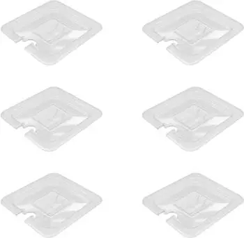 Airbrush-City Polycarbonat-Deckel mit Aussparung GN 1/6, 6 Stück (P816-L-NC)