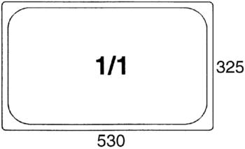 Contacto GN-Behälter 1/1, 200 mm Polypropylen