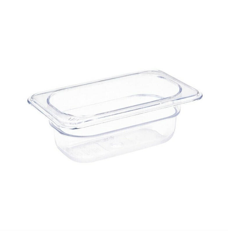 PROREGAL Eurobox BasicLine Transparent – 7x20x30 Cm, 2,9 Liter, Mit Geschlossenen Griffen, Stapelbar, Lebensmittelecht (PPC)