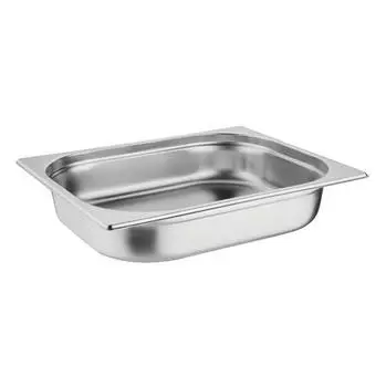 Vogue GN-Behälter Edelstahl, 6,5cm, GN1/2, 4L
