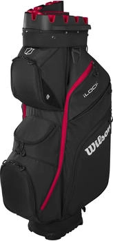 Wilson iLock (2025) Cartbag schwarz/rot
