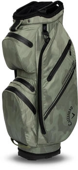 Callaway CHASE DRY 14 Cartbag dunkelgrün/gemustert