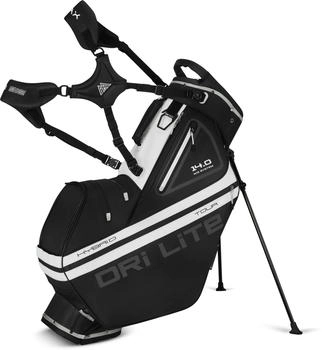 Big Max Dri Lite Hybrid Tour 2 Standbag schwarz/weiß