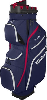 Wilson iLock (2025) Cartbag dunkelblau/rot