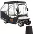 VEVOR Golfwagen Regenabdeckung 4-Personen 420D-Polyester transparent 152x110cm