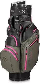 Big Max Dri Lite Silencio 3 Cartbag schwarz/grau/dunkelrosa