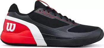 Wilson Rush Pro 5 Herren-Tennisschuhe schwarz/infrared/wei&szlig;