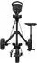vidaXL Golf-Trolley mit Sitz, klappbar, Eisen, schwarz, 95x69x114cm
