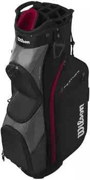 Wilson Feather Cart Bag, schwarz/grau/rot (WG4008401+)