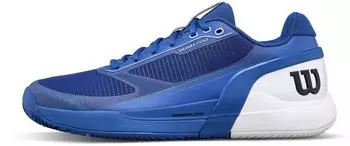 Wilson Rush Pro 5 Clay Herren-Tennisschuhe, blau/weiß/schwarz (WRS338550)
