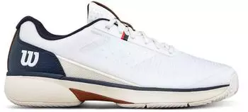 Wilson Rush Lite 5 Tennisschuh Sandplatz, Herren, weiß/navy (WRS338680U100)