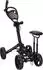 vidaXL Golf-Trolley mit Sitz, schwarz, Aluminium, klappbar (42033589)