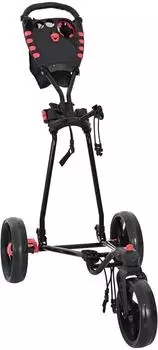 vidaXL Golf-Dolly schwarz, Eisen, 110x60x132cm (42033586)
