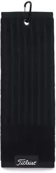 Titleist Trifold Cart Golf-Handtuch, schwarz (TA22PTFCTE-0)