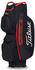 Titleist Cart 15 StaDry Cart Bag (TB20CT7) black/black/red