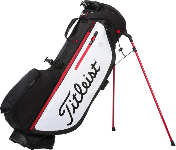 Titleist Players 4 Plus Stand Bag (TB9SX1) black/white/red