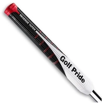 Golf Pride Grips Reverse Taper Round Puttergriff Medium weiß/schwarz/rot (GPR64MD)