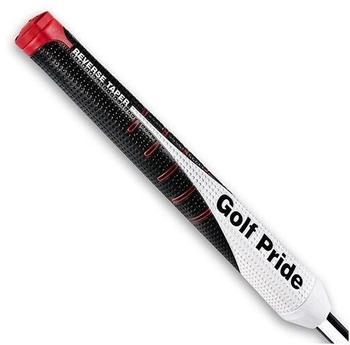 Golf Pride Grips Reverse Taper Flat Puttergriff Large schwarz/weiß/rot (GPR66LG)