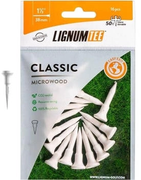 Lignum Golf Tees 38 mm weiß (TELT3816W)