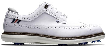 Footjoy Traditionen Golfschuh weiß grau weit