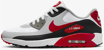 Nike Golfschuhe Air Max 90 G weiß schwarz rot