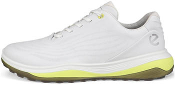 Ecco Golf LT1 WP Golfschuh weiß gelb